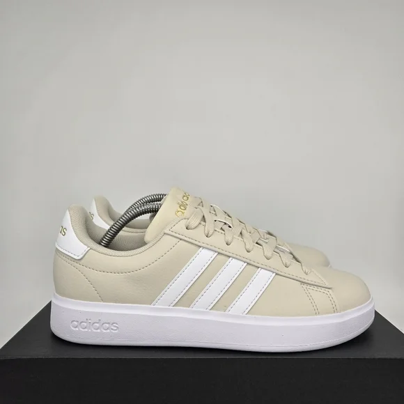 New adidas Grand Court 2.0 Alumina Cloud White Women's Shoes Size 6.5 - Picture 3 of 8